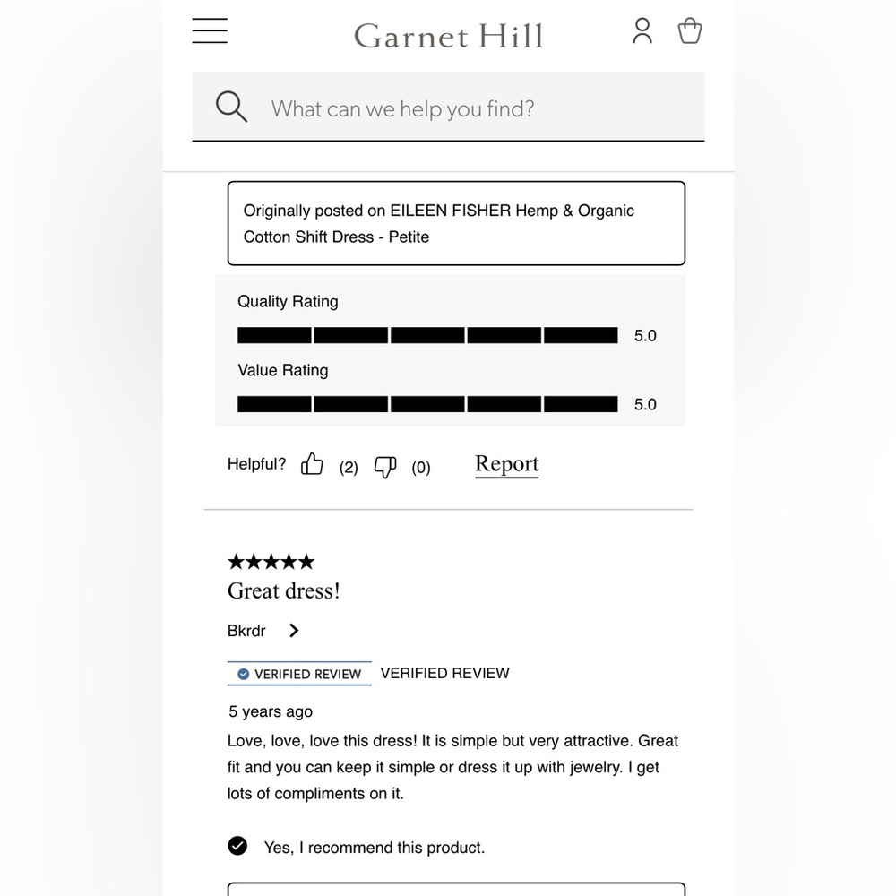 Eileen Fisher Hemp and Organic Cotton ministripe chambray shift Dress S - Picture 11 of 14